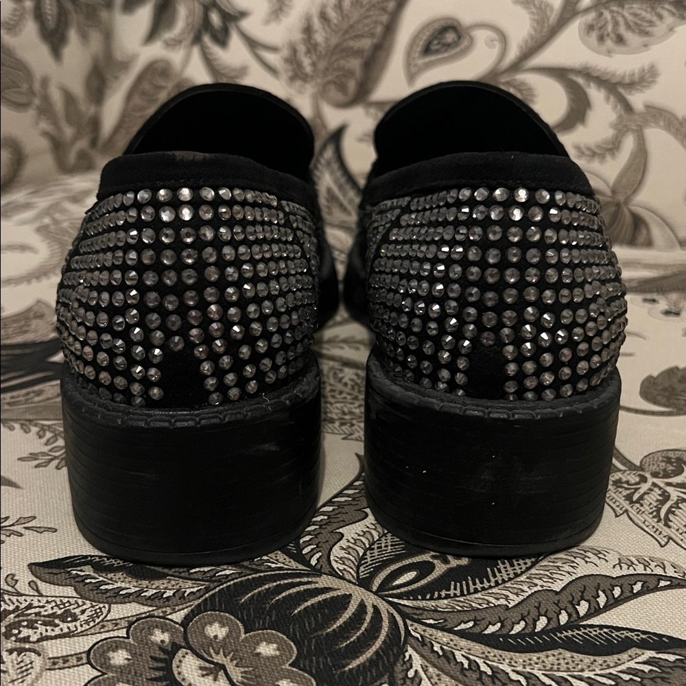 Aldo Rhinestone Loafers - Picture 4 of 6
